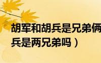 胡军和胡兵是兄弟俩吗（10月08日胡军和胡兵是两兄弟吗）