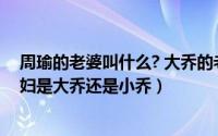 周瑜的老婆叫什么? 大乔的老公叫什么?（11月19日周瑜媳妇是大乔还是小乔）