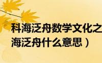 科海泛舟数学文化之旅手抄报（11月19日科海泛舟什么意思）