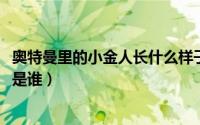 奥特曼里的小金人长什么样子（11月19日奥特曼小金人的王是谁）