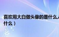 喜欢用大白做头像的是什么人（11月19日用大白做头像说明什么）