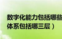 数字化能力包括哪些（11月19日数字化能力体系包括哪三层）