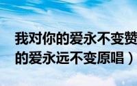 我对你的爱永不变赞美诗（11月19日我对你的爱永远不变原唱）