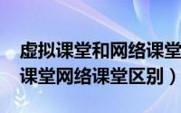 虚拟课堂和网络课堂的区别（11月19日虚拟课堂网络课堂区别）