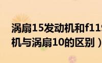 涡扇15发动机和f119（11月20日ws15发动机与涡扇10的区别）