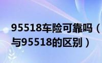 95518车险可靠吗（10月08日买车险95519与95518的区别）