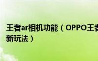 王者ar相机功能（OPPO王者荣耀AR相机带你开启次元合影新玩法）