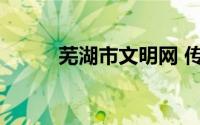 芜湖市文明网 传承文明启智益心