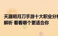 天涯明月刀手游十大职业分析 天涯明月刀手游五大职业特色解析 看看哪个更适合你