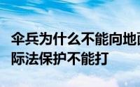 伞兵为什么不能向地面开枪（伞兵落地前受国际法保护不能打