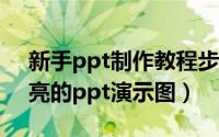 新手ppt制作教程步骤 一步一步教你制作漂亮的ppt演示图）