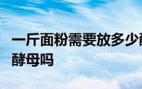 一斤面粉需要放多少酵母 一斤面粉需要放5克酵母吗