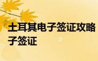 土耳其电子签证攻略（三步自助办理土耳其电子签证