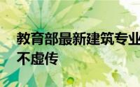 教育部最新建筑专业大学排名 建筑老八校名不虚传