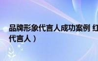 品牌形象代言人成功案例 红动说品牌---企业如何选择形象代言人）