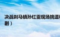 决战刹马镇孙红雷现场挑逗林志玲（一场疯狂的塞北小镇闹剧）