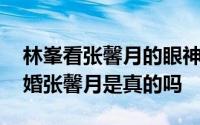 林峯看张馨月的眼神中都是小星星 曝林峯求婚张馨月是真的吗