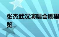 张杰武汉演唱会哪里订票 张杰武汉演唱会一览