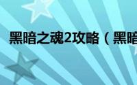 黑暗之魂2攻略（黑暗之魂2攻略介绍大全）