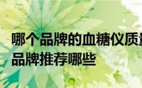 哪个品牌的血糖仪质量好又准确（进口血糖仪品牌推荐哪些