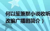 何以笙箫默小说收听（何以笙箫默-顾漫小说改编广播剧简介）