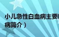 小儿急性白血病主要临床表现（小儿急性白血病简介）