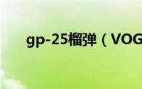 gp-25榴弹（VOG-25杀伤榴弹简介）