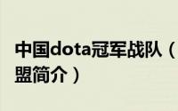 中国dota冠军战队（CDec-中国DotA精英联盟简介）