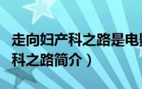 走向妇产科之路是电影还是电视剧（走向妇产科之路简介）