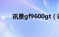 讯景gf9600gt（讯景9600GT简介）