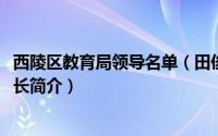 西陵区教育局领导名单（田俊生-西陵区教育局党组书记、局长简介）