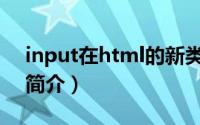 input在html的新类型（input-HTML语句简介）