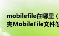 mobilefile在哪里（MobileFile是什么文件夹MobileFile文件怎么删除）