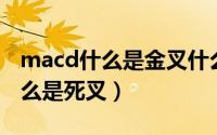 macd什么是金叉什么是死叉（什么是金叉什么是死叉）