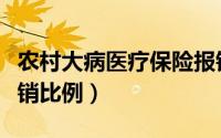 农村大病医疗保险报销比例（大病医疗保险报销比例）