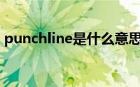 punchline是什么意思（punch是什么意思）