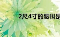 2尺4寸的腰围是多少码（2尺4）