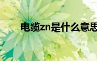 电缆zn是什么意思（zn是什么意思）