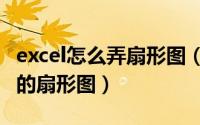 excel怎么弄扇形图（怎么在excel中做扇形中的扇形图）