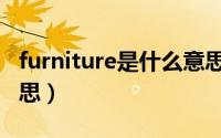 furniture是什么意思啊（furniture是什么意思）