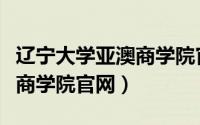 辽宁大学亚澳商学院官网登录（辽宁大学亚澳商学院官网）