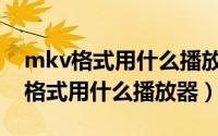 mkv格式用什么播放器可以播放安卓（mkv格式用什么播放器）