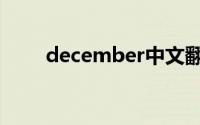 december中文翻译（december）