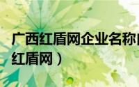 广西红盾网企业名称自主申报系统（广西工商红盾网）