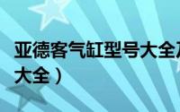 亚德客气缸型号大全及价格（亚德客气缸型号大全）