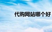 代购网站哪个好（代购网站排名）